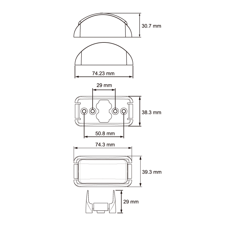 22336 - LED Side Marker - Lucidity Enterprise Co., Ltd